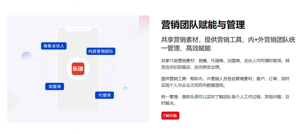乐语数字化营销与管理系统-营销管理