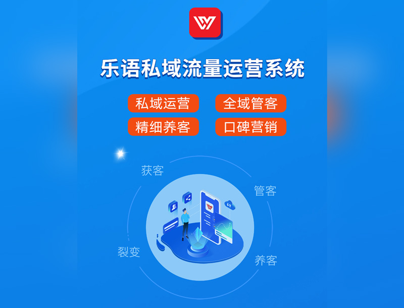 乐语私域流量运营系统企业私域获客管理系统